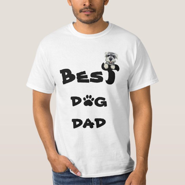 T-shirt O melhor pai do cão (Frente)
