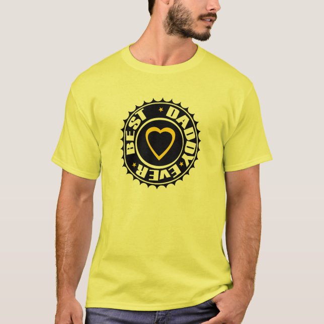 T-shirt O melhor pai nunca (Frente)