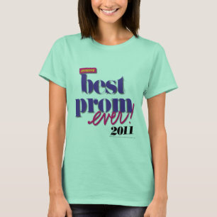 T-shirt O melhor roxo do baile de formatura nunca -