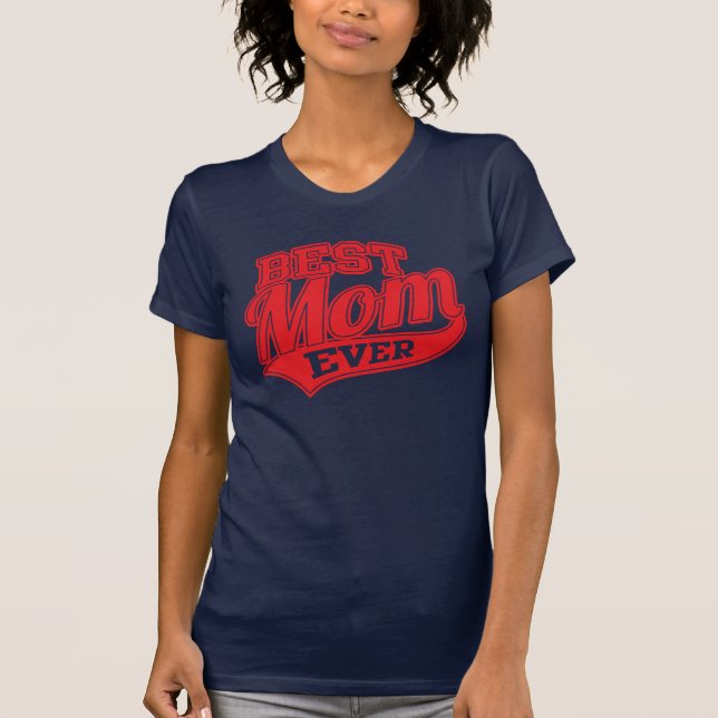 T-shirt O melhor SuperMom da mamã nunca (Frente)
