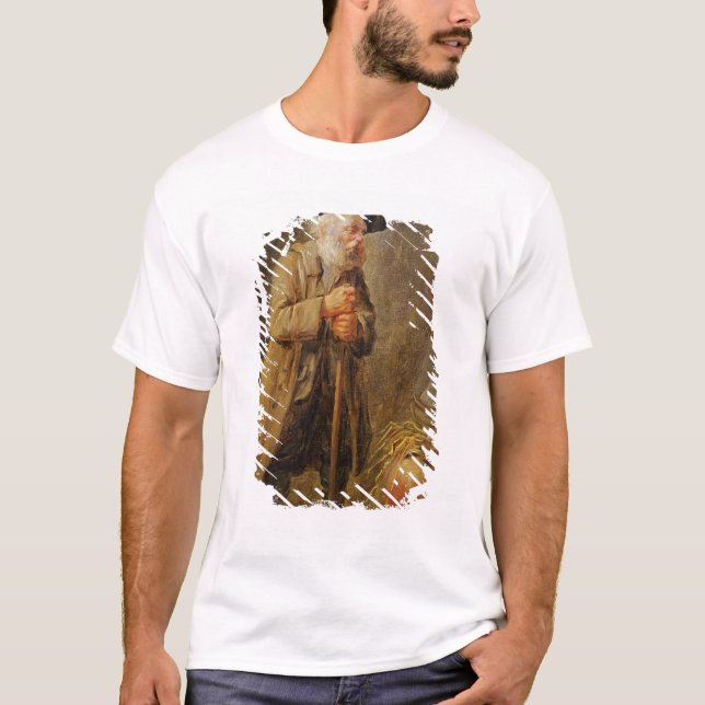 T-shirt O mendigo idoso (Frente)