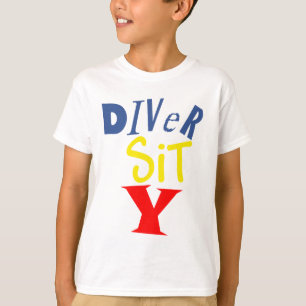 T-shirt O mergulhador senta a camisola da juventude de Y
