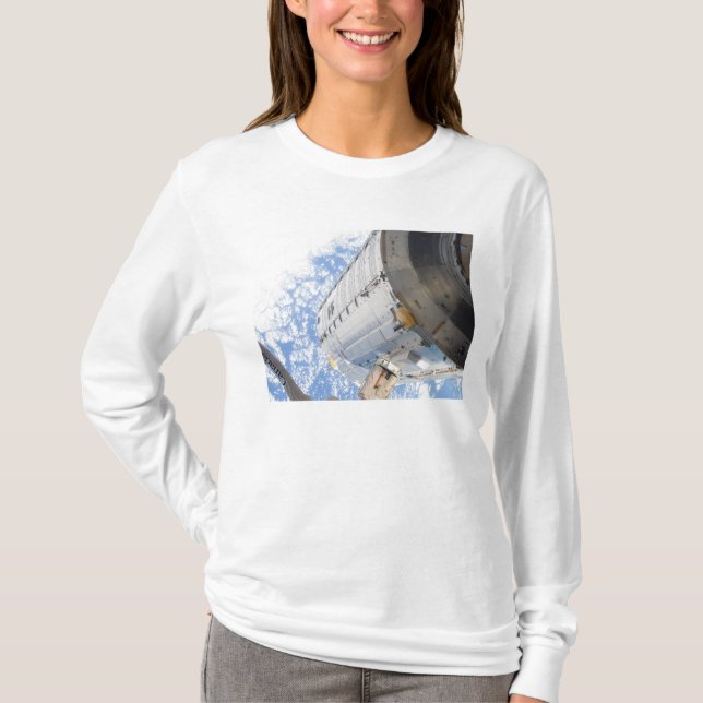 T-shirt O módulo pressurizado japonês Kibo (Frente)