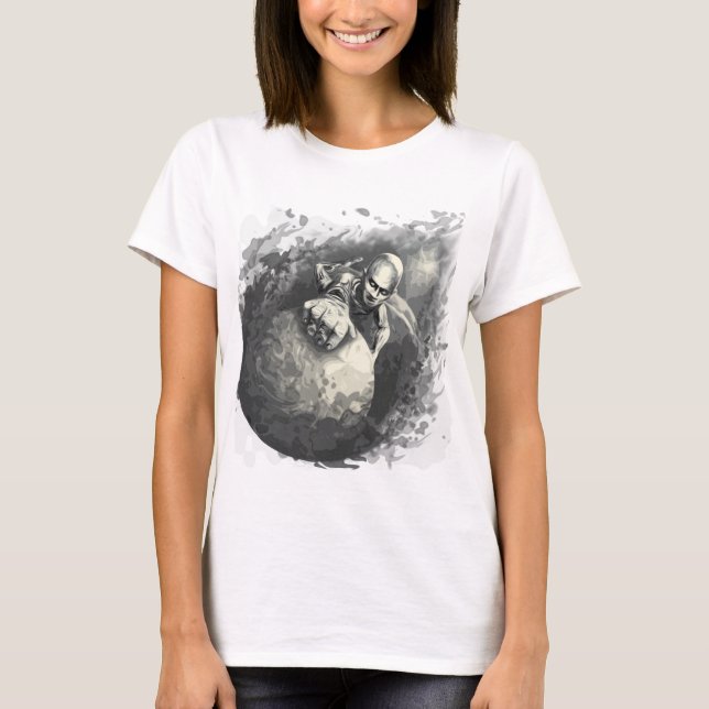 T-shirt o montanhista de cobre sem redução (Frente)