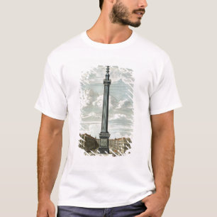 T-shirt O monumento, gravado por William Henry Toms (c.17