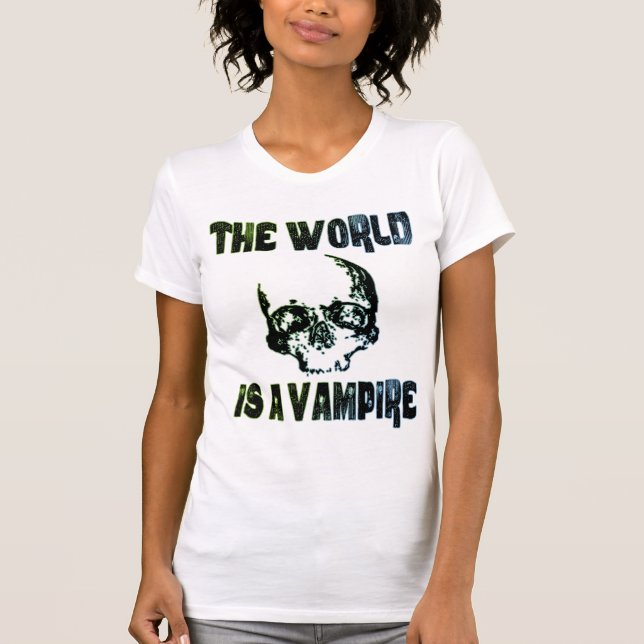 T-SHIRT O MUNDO É UM VAMPIRO (Frente)