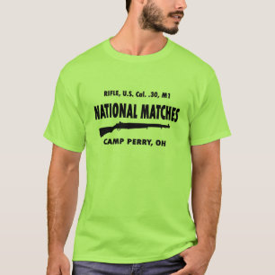 T-shirt O nacional de Perry do acampamento combina M1