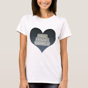 T-shirt O namorada do agente da polícia