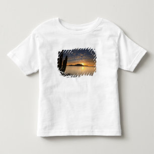 T-shirt O nascer do sol sobre Isla Danzante no Golfo de