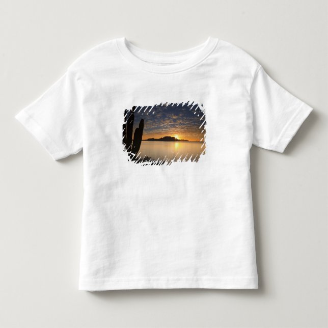 T-shirt O nascer do sol sobre Isla Danzante no Golfo de (Frente)