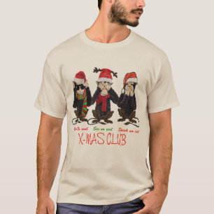 T-shirt o Natal ouve-se para considerar para não falar