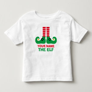 T-shirt O nome do duende do Natal personaliza