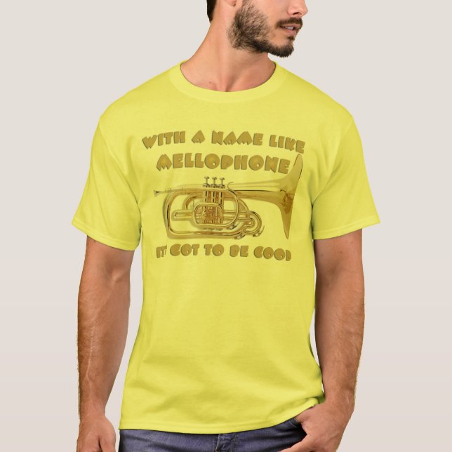 T-shirt O nome gosta de Mellophone (Frente)