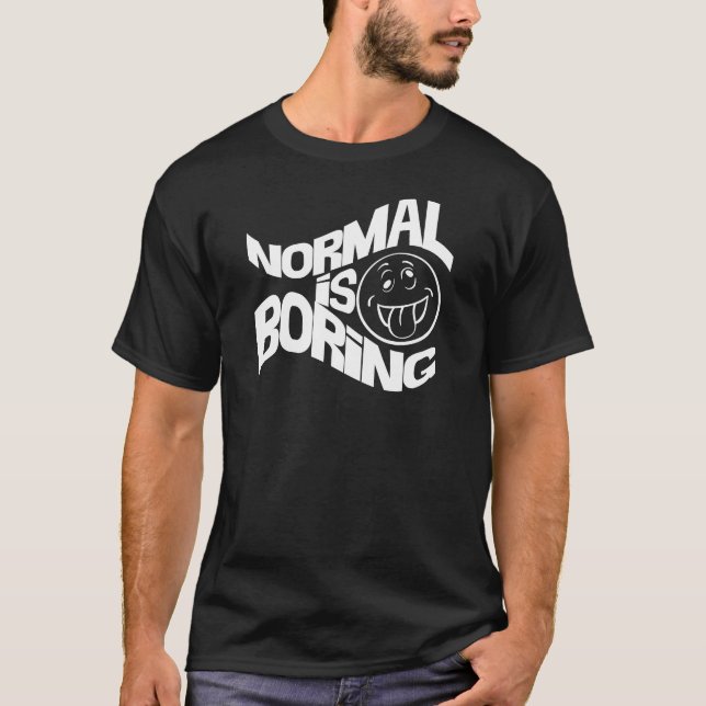 T-shirt O Normal está furando (Frente)