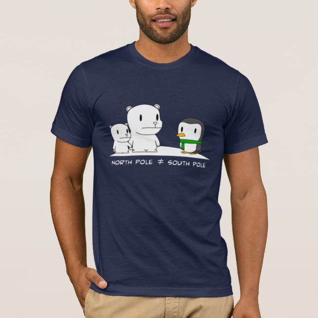 T-shirt O Norte e Sul pólo (Frente)