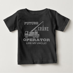 T-shirt O operador de guindaste futuro gosta de meu tio