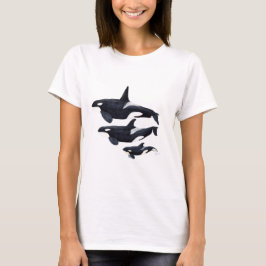 T-shirt O.orca-fond transparent