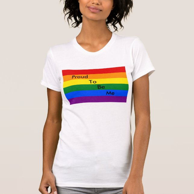 T-shirt O orgulho gay da mulher (Frente)