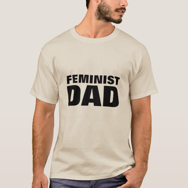 T-shirt O pai feminista clássico (Frente)