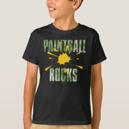 T-shirt O Paintball balança (o verde)