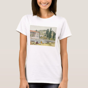 T-shirt O palácio e os jardins de Ashref, Persia, placa 8