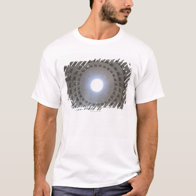 T-shirt O panteão é construído de acordo com (Frente)
