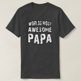 T-shirt O Papa Mais Incrível do Mundo