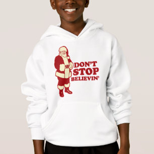 T-shirt O papai noel, não para Believin