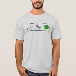 T-shirt O papel… Scissors ....... o TREVO!