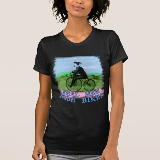 T-shirt O passeio real dos homens Bikes produtos (Frente)