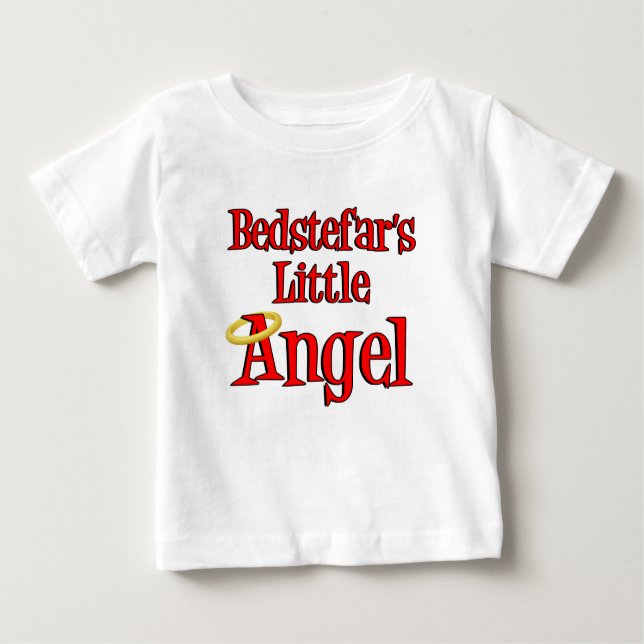 T-shirt O pequeno anjo de Bedstefar (Frente)