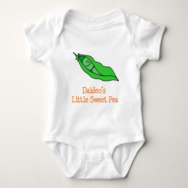 T-shirt O Pequeno Ervilha Doce de Daideo (Frente)
