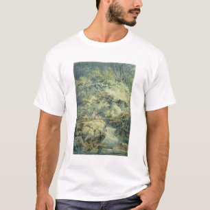T-shirt O pescador, 1794 (w/c sobre a grafite no papel)