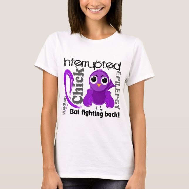 T-shirt O pintinho interrompeu a epilepsia 3 (Frente)