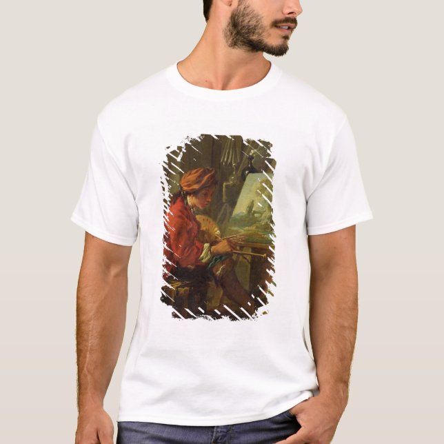 T-shirt O pintor em seu estúdio (Frente)