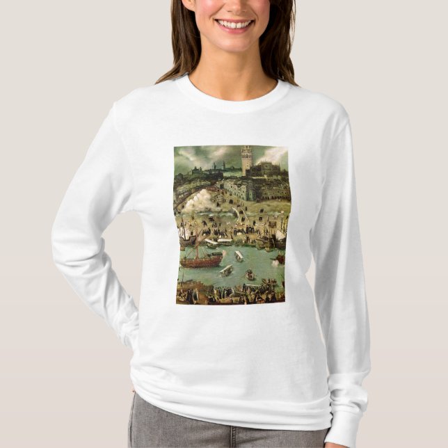 T-shirt O porto de Sevilha, c.1590 (Frente)
