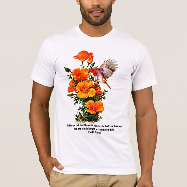 T-shirt O prazer da natureza (Frente)