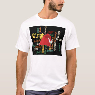 T-shirt O Prazer de Papai Noel: Tenha um Bom Dia & uma Noi