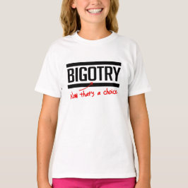 T-SHIRT O PRECONCEITO É UMA ESCOLHA