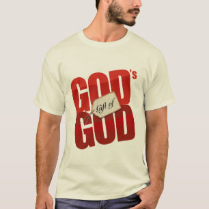 T-shirt O presente do deus do deus