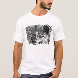 T-shirt O progresso de uma prostituta, placa II,