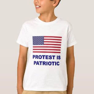 T-shirt O protesto é Patriótico