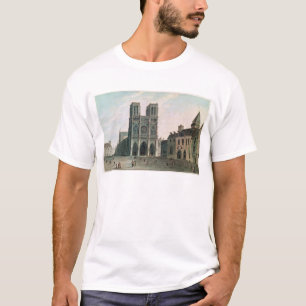 T-shirt O quadrado na frente de Notre-Dame
