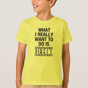 T-SHIRT O QUE EU QUERO REALMENTE FAZER É DIRIGIR --