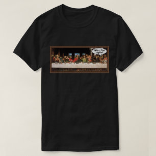 T-shirt O que, Peixe Novamente? - Jantar de Natal Divertid