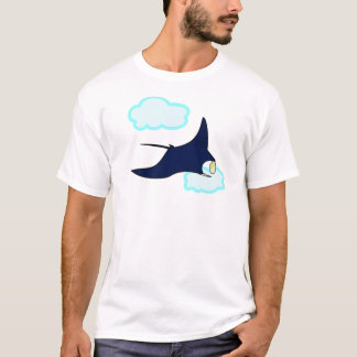 T-shirt O raio de Manta incrível do vôo