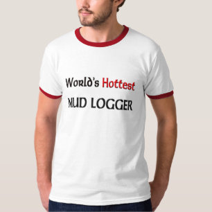 T-shirt O registador o mais quente da lama dos mundos