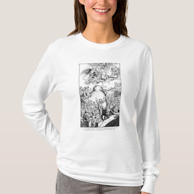 T-shirt O reino do anticristo (Frente)