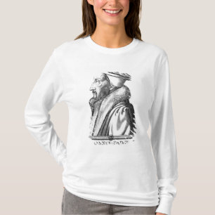 T-shirt O retrato de João Calvino envelheceu 53, 1564