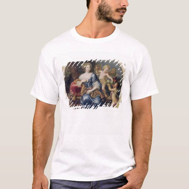 T-shirt O retrato presumiu ser Francoise-Athenais (Frente)